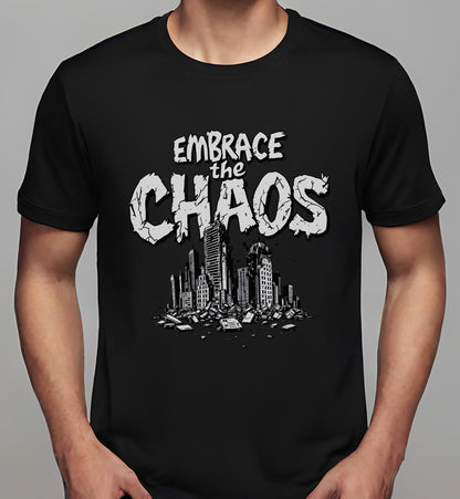 art exhibition decor - black - t-shirt - post-apocalyptic