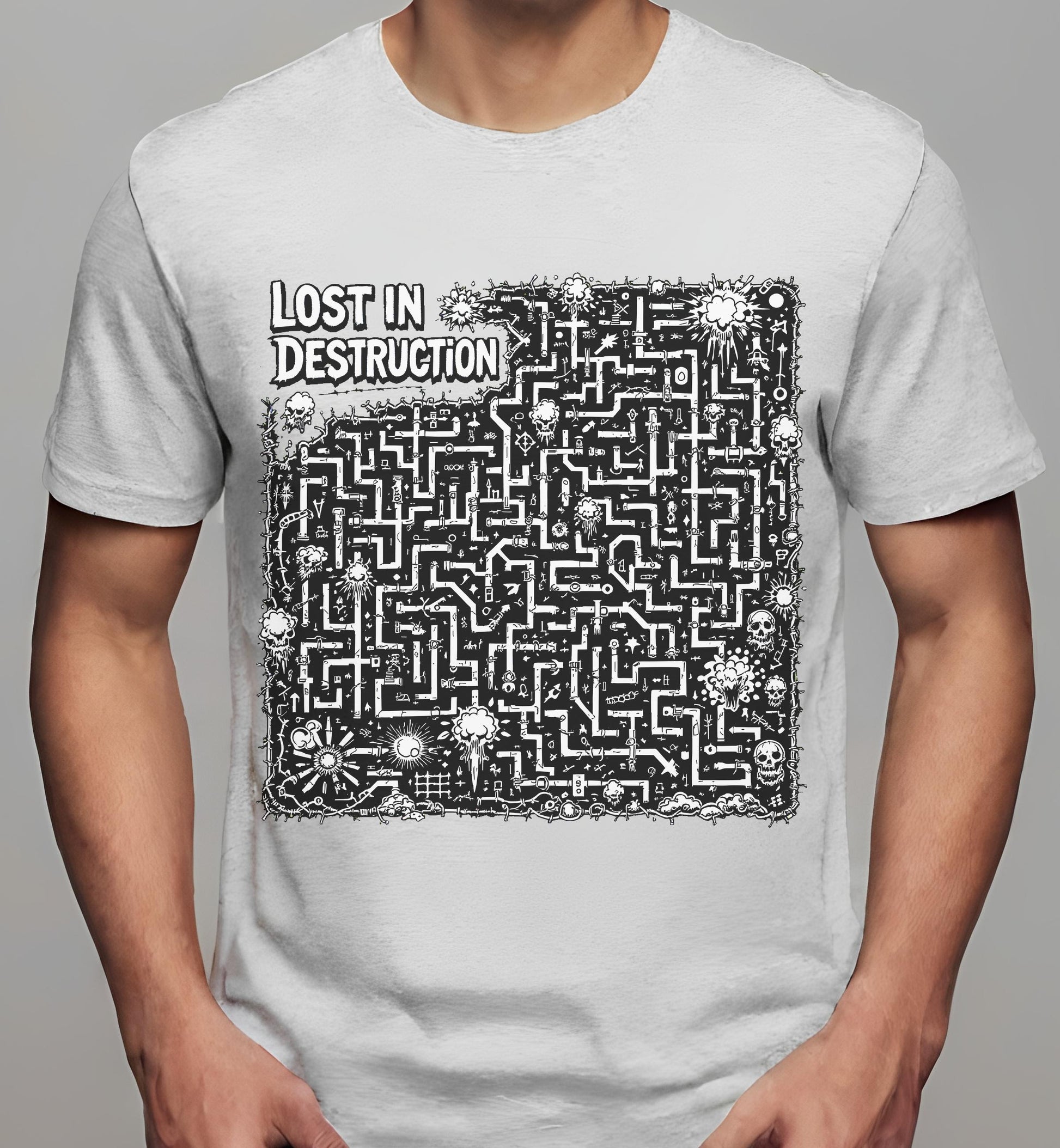 t-shirt - maze gifts - adventurers - athletic_heather