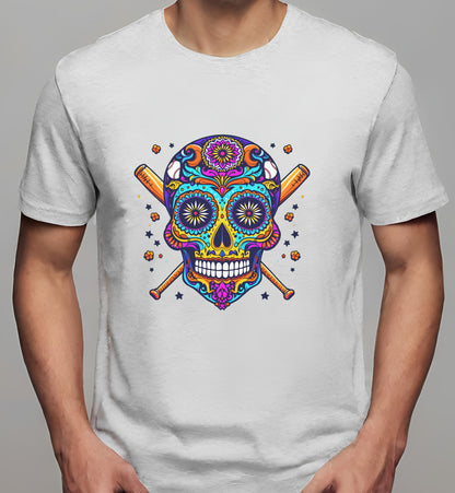 athletic_heather - mexican culture art - art - t-shirt - dia de los muertos design