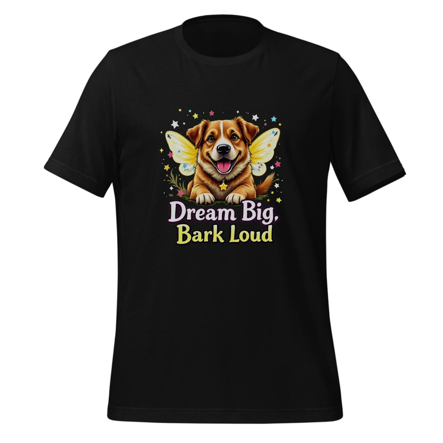 dog - t-shirt - happy dog artwork