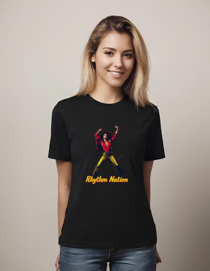 students - rhythm nation artwork - t-shirt - dancer