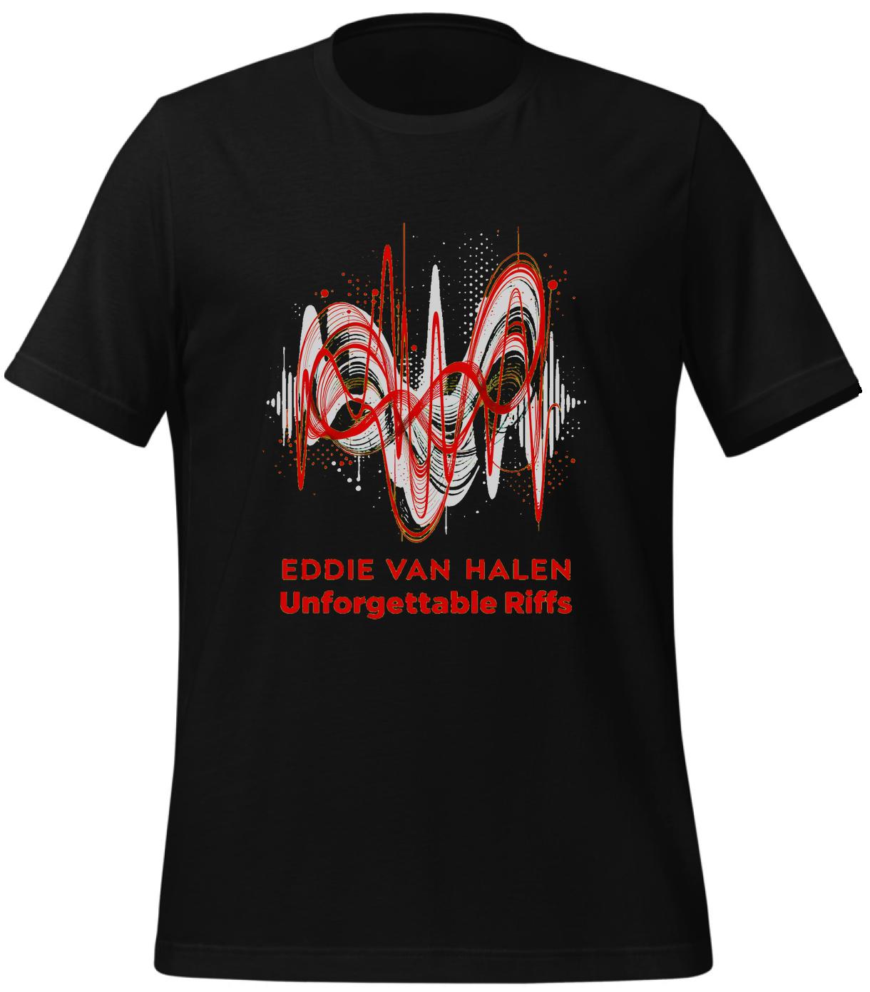 eddie van halen fans - t-shirt - music lovers - black