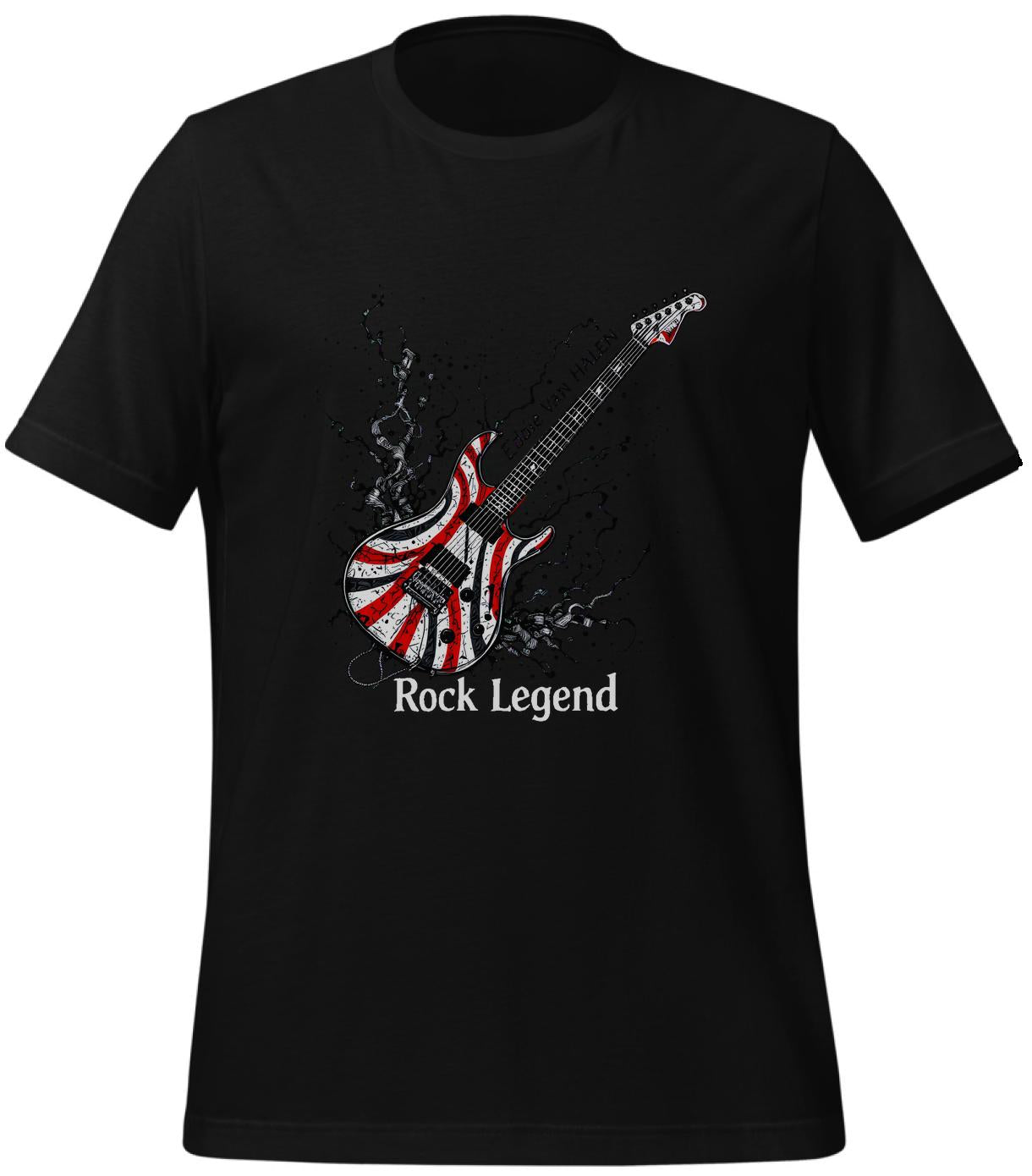 guitar art - black - teachers - t-shirt