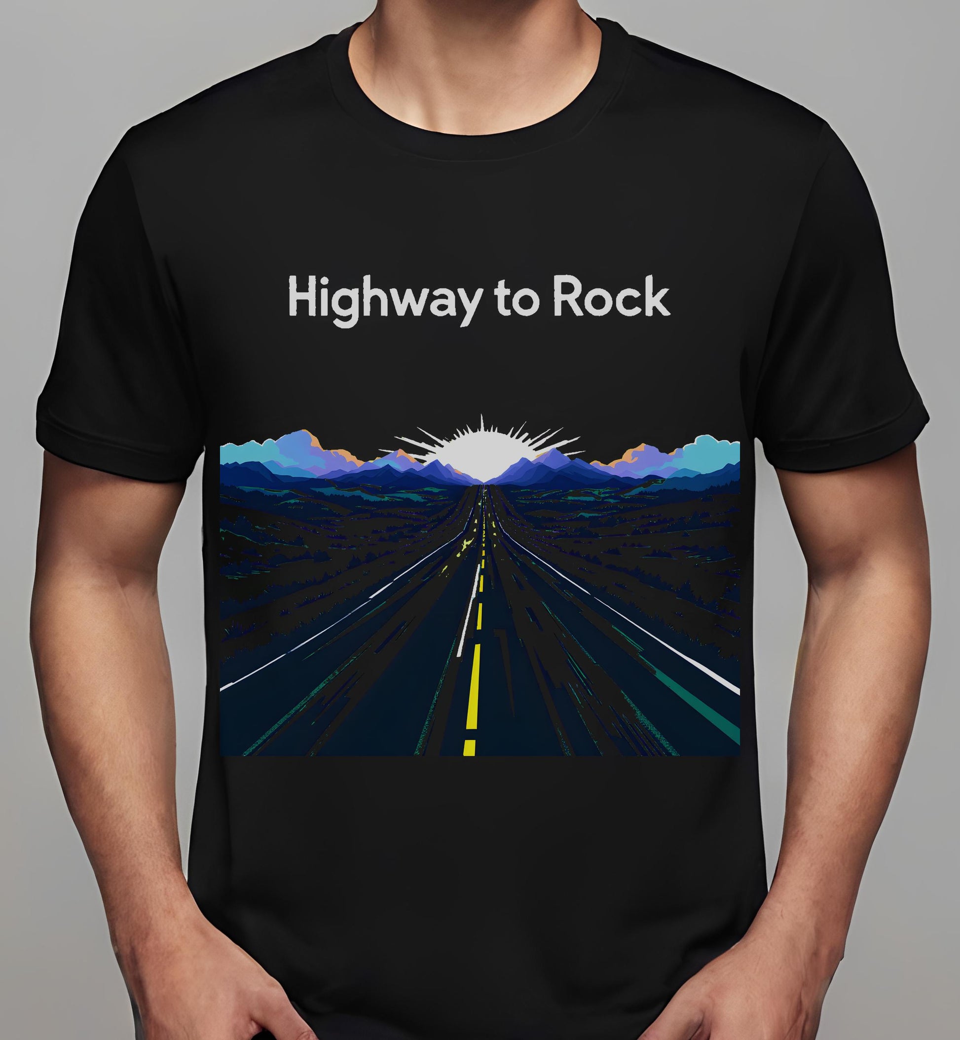 t-shirt - journey to success - graphic music art - entertainment artwork - black