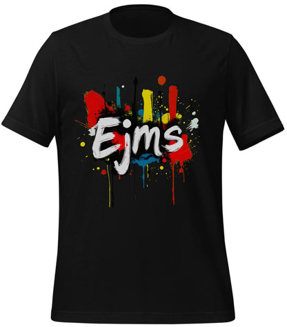 black - t-shirt - artistic flair - event organizers - playfulness