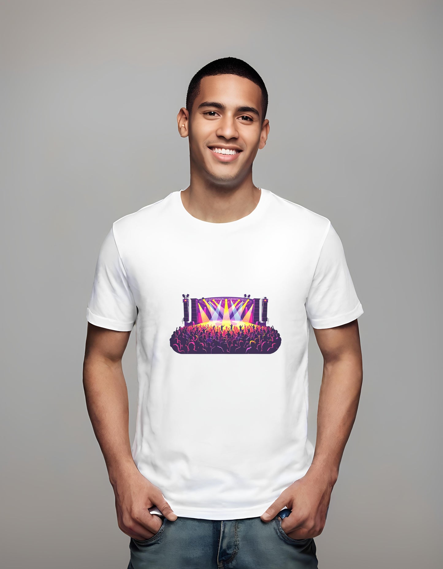 Electric Concert | Classic T-Shirt (Unisex) T-Shirt - concert t-shirt, energy, family