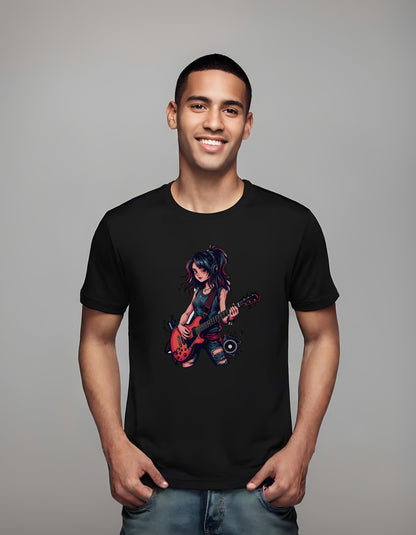 Electric Dreams | Classic T-Shirt (Unisex) T-Shirt - electric guitar design, empowerment, female guitarist