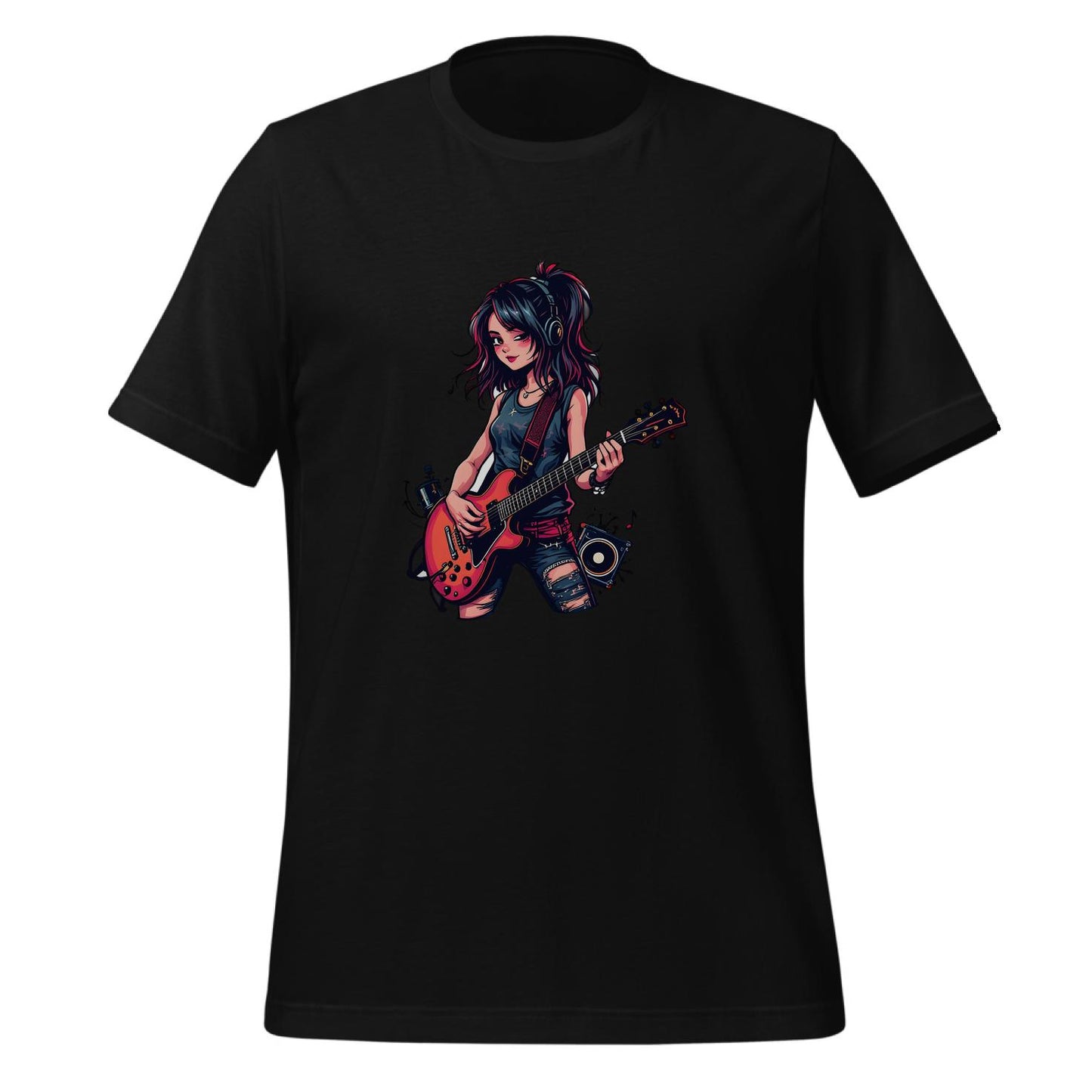 Electric Dreams | Classic T-Shirt (Unisex) T-Shirt - electric guitar design, empowerment, female guitarist