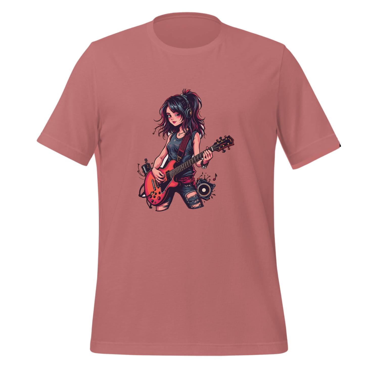 Electric Dreams | Classic T-Shirt (Unisex) T-Shirt - electric guitar design, empowerment, female guitarist