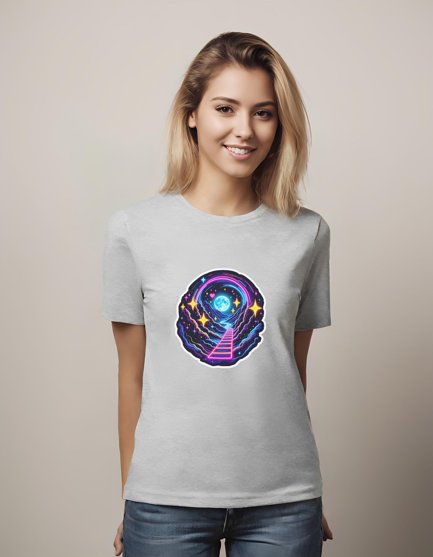 swirling patterns - vibrant t-shirt design