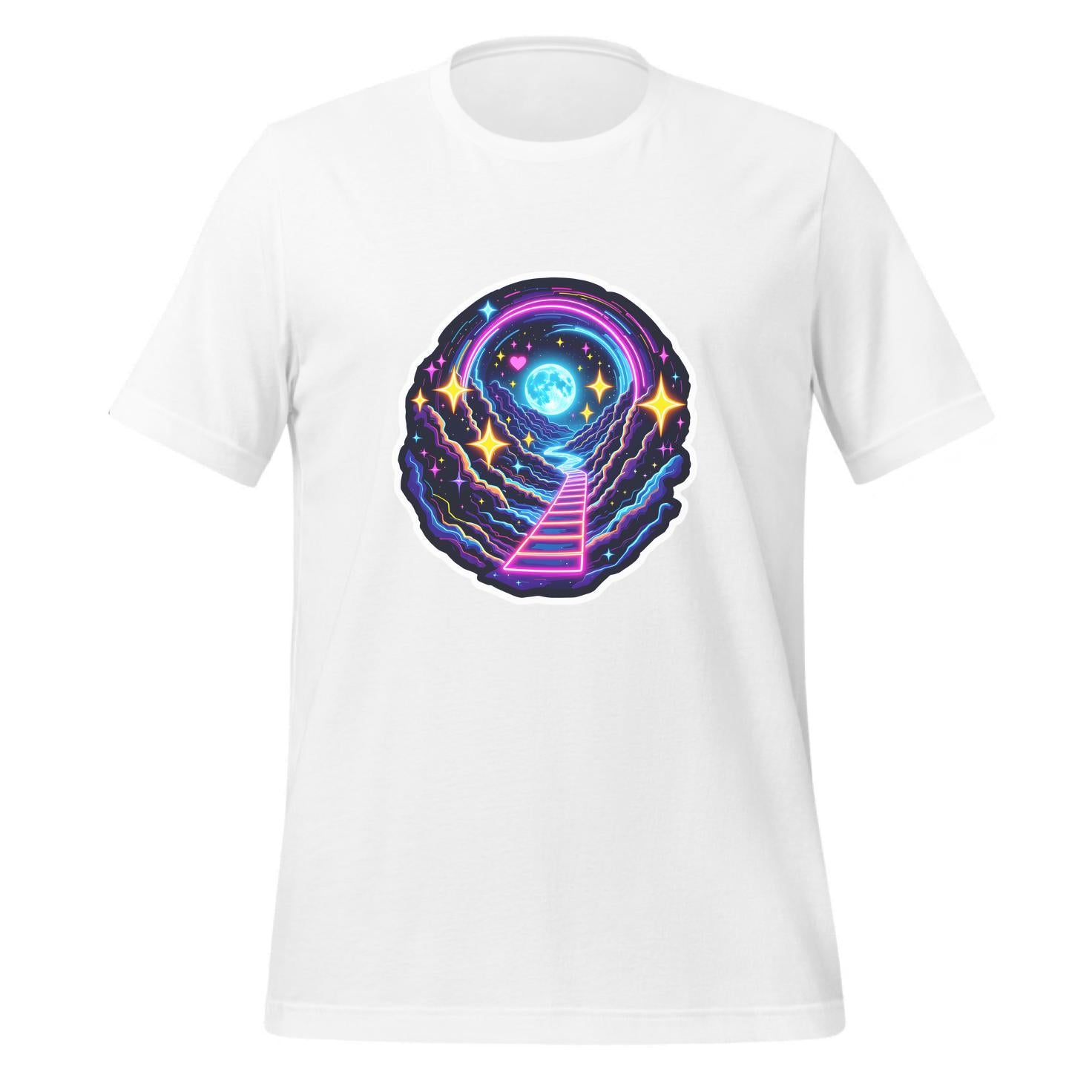 creative fashion statement - t-shirt - neon dreamscape - musicians