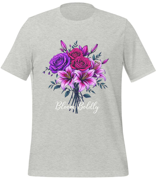 t-shirt - nature - floral wall decor - motivational prints - athletic_heather