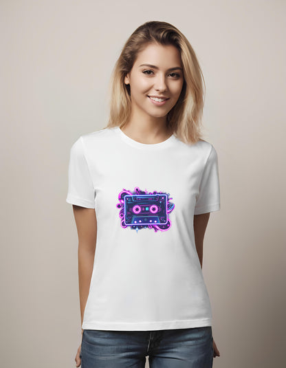 Electric Revival | Classic T-Shirt (Unisex) T-Shirt - 80s rave, cassette, cassette tape design