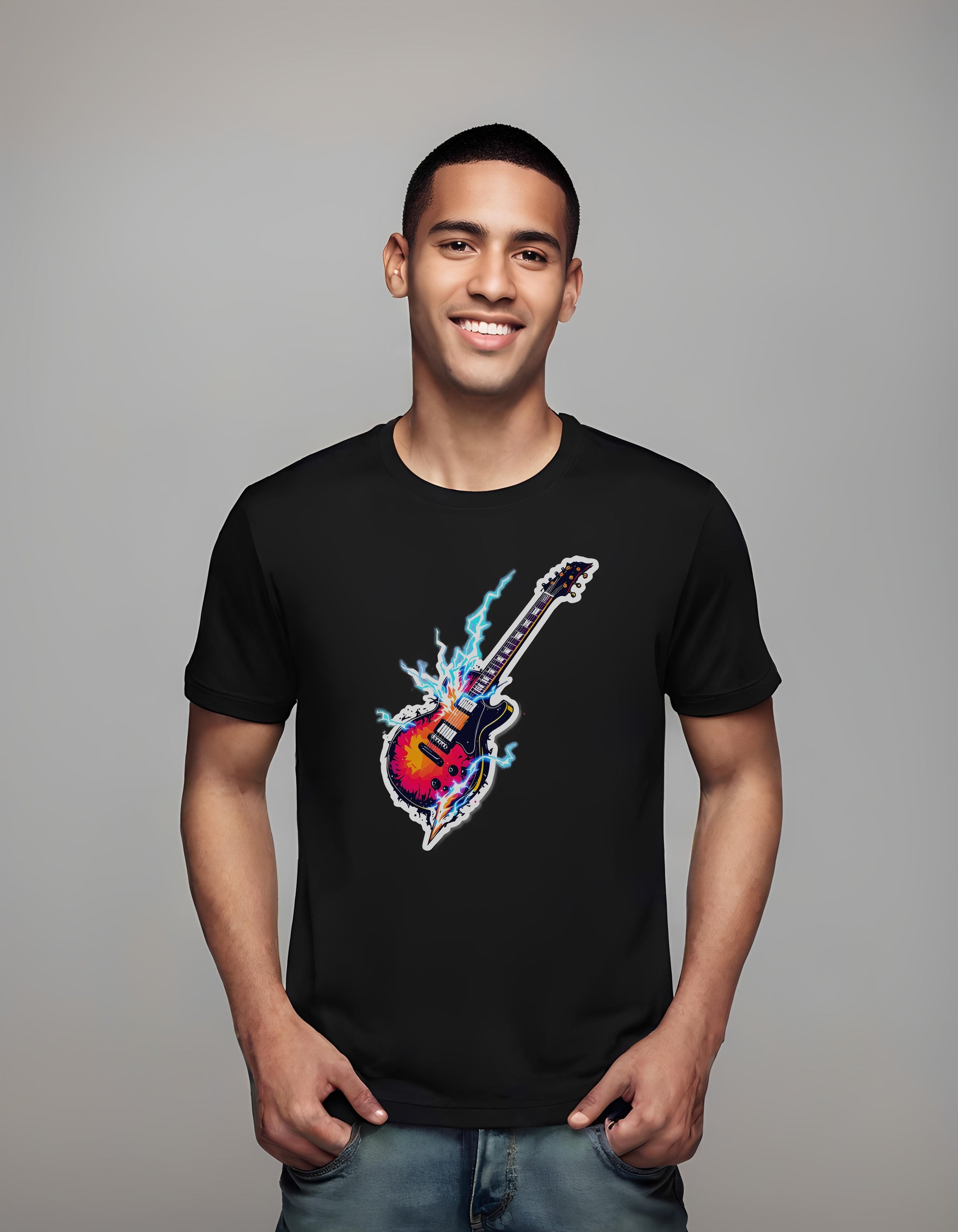 electric - guitar - t-shirt