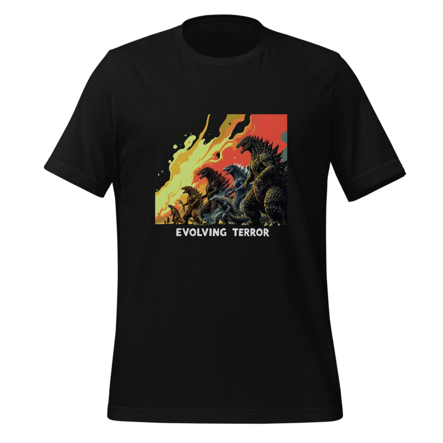 classic - t-shirt - unique wall art - godzilla