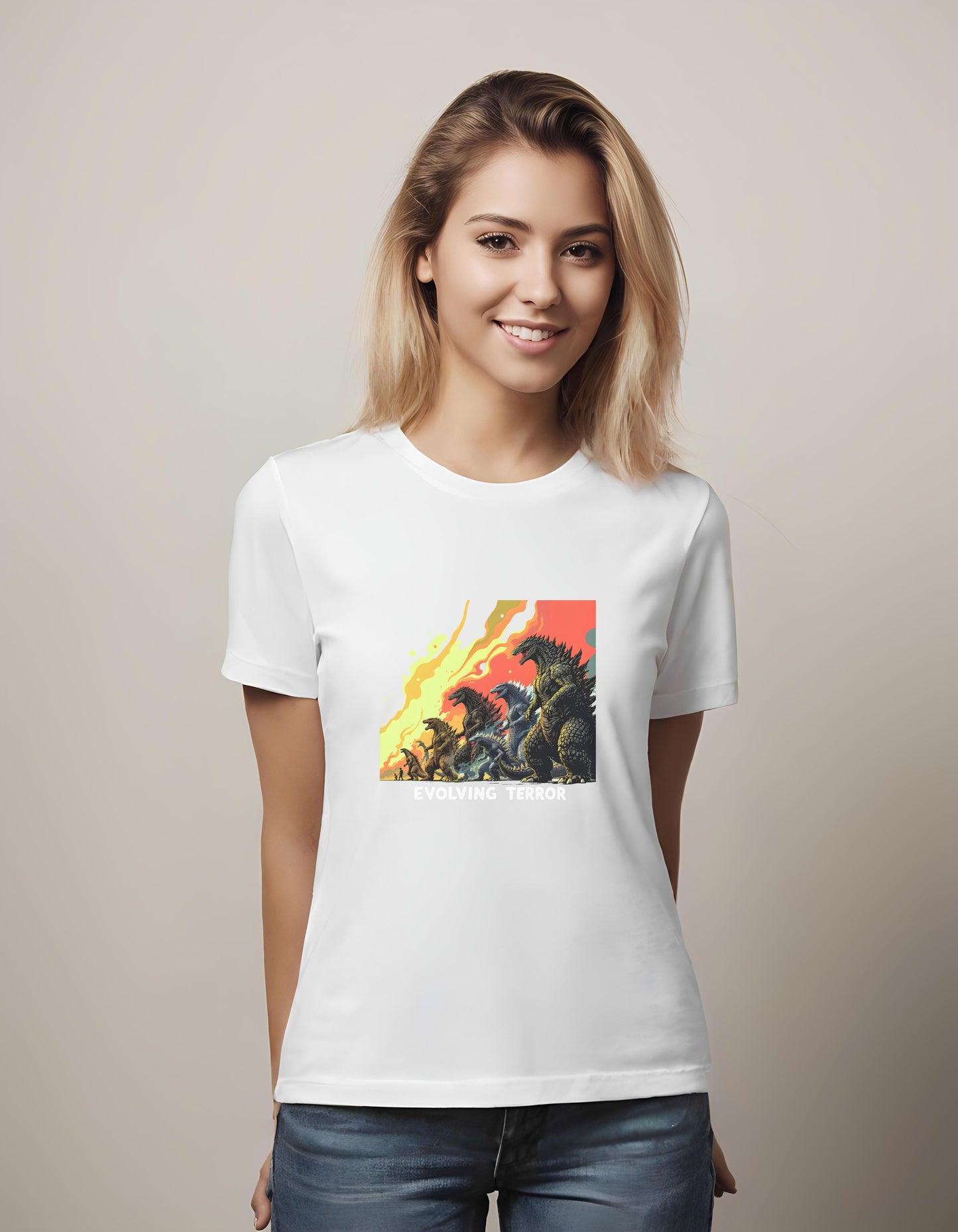 t-shirt - unisex - vintage godzilla