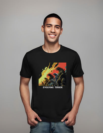 stylized characters - t-shirt - character design evolution - movie merchandise