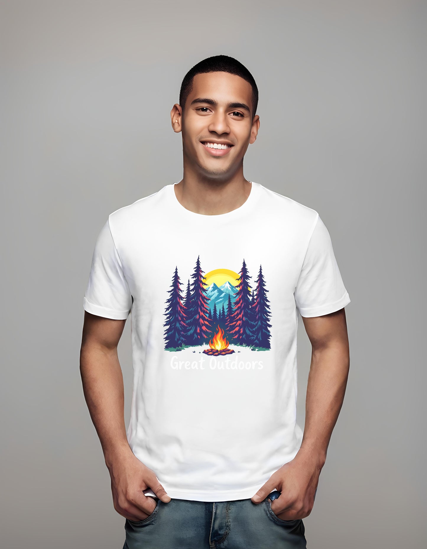 unisex - outdoor adventure art - t-shirt