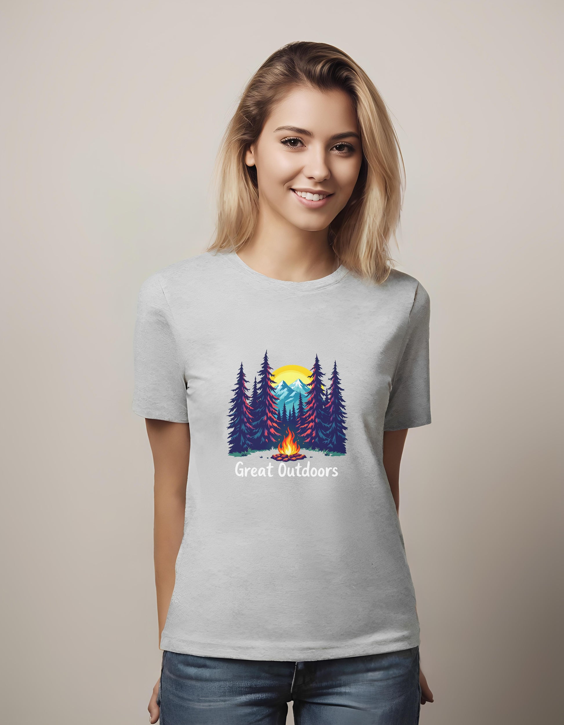 t-shirt - nature lovers - camping