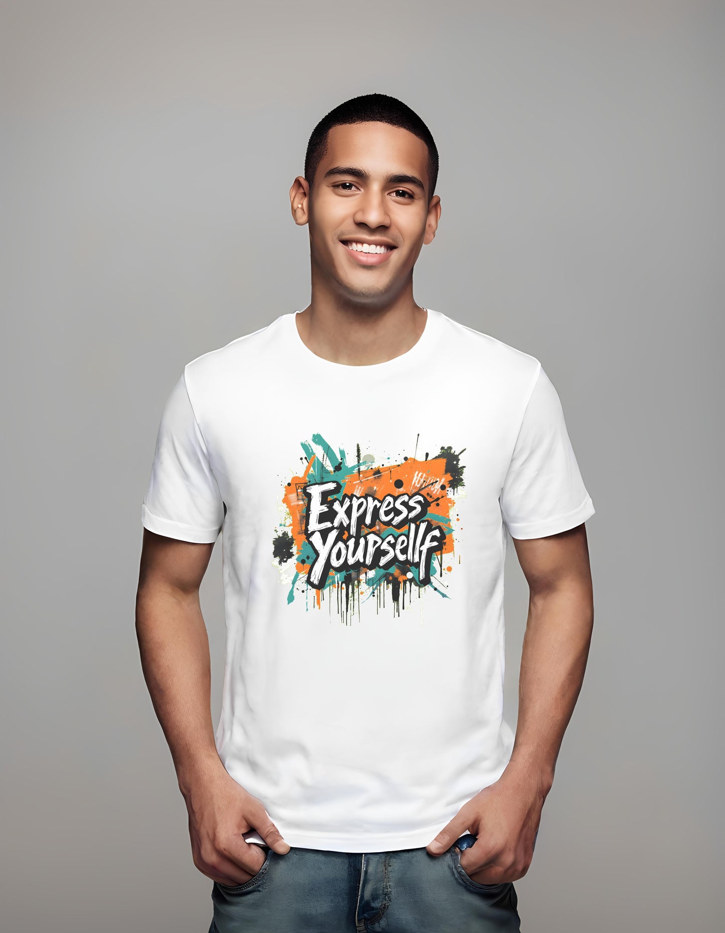 t-shirt - self-expression design - graffiti typography - artists