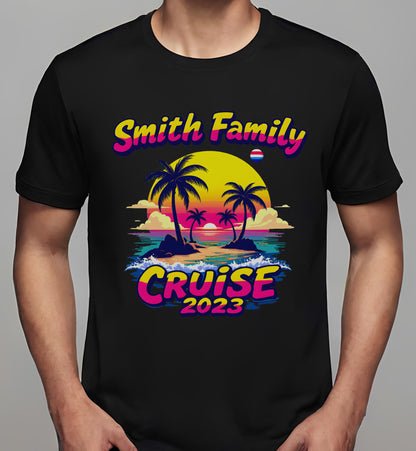 black - adventure - cruise memorabilia - t-shirt