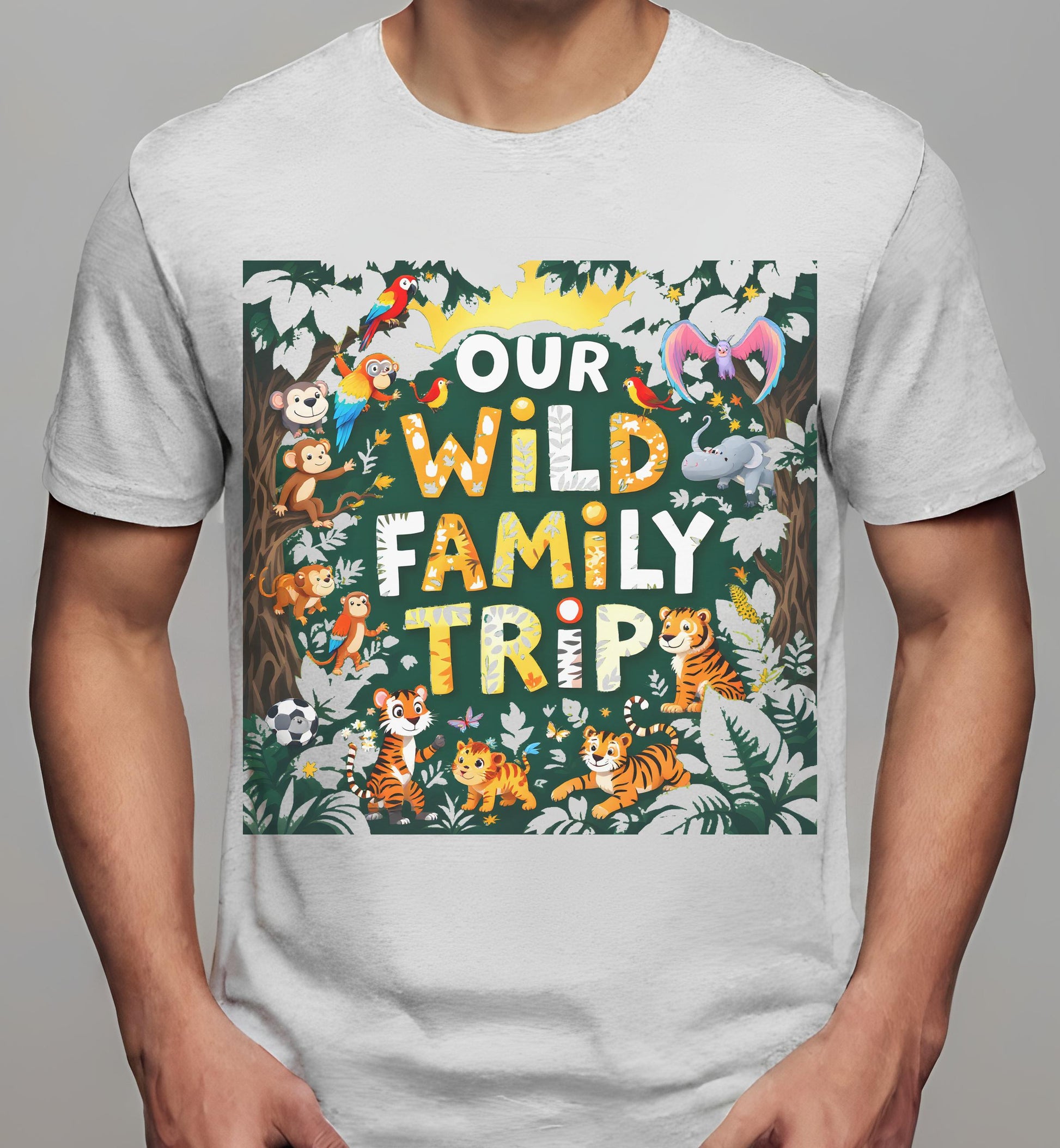 family memory keepsake - athletic_heather - playful family art - playfulness - t-shirt