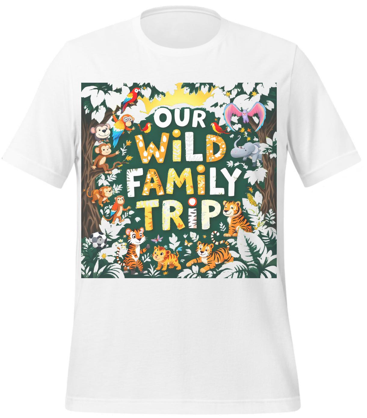 t-shirt - whimsy - white - nature celebration