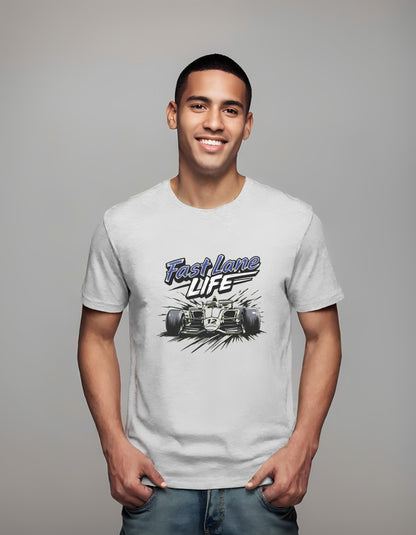 race car design - t-shirt - exciting visuals