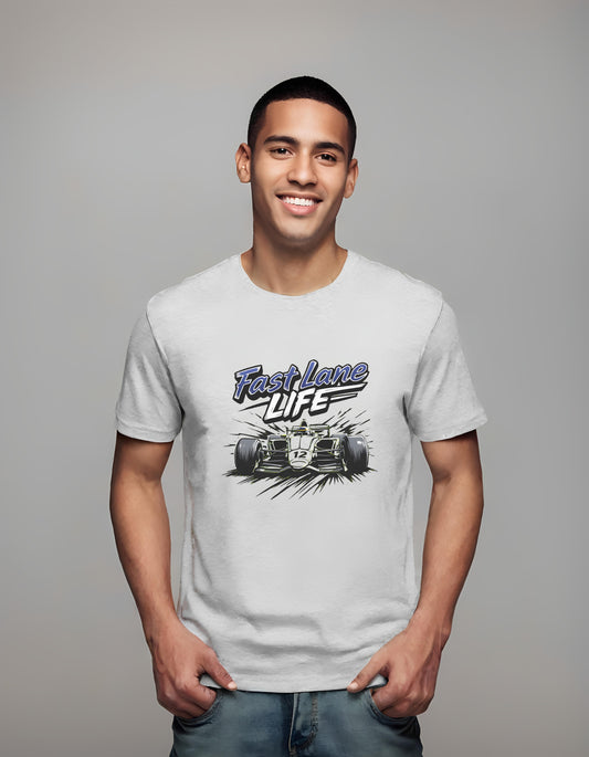 race car design - t-shirt - exciting visuals