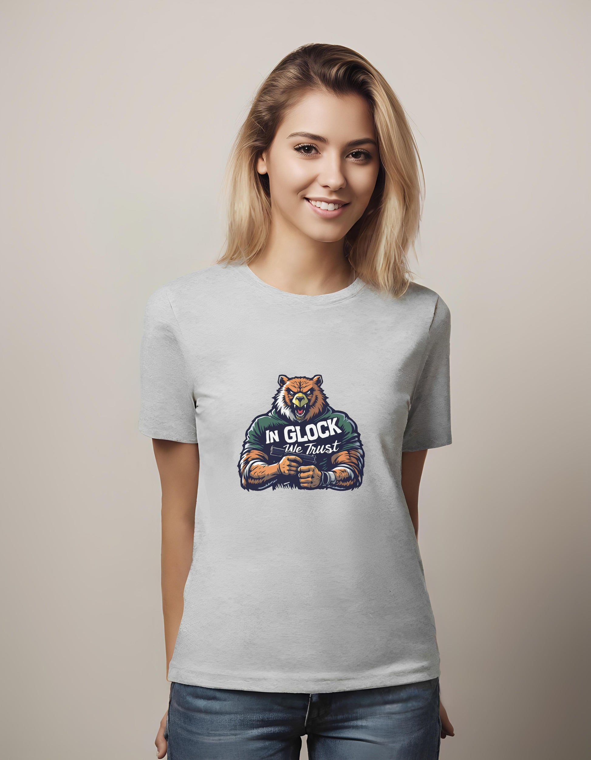 fierce bear design - t-shirt - cartoon bear shirt - athletes