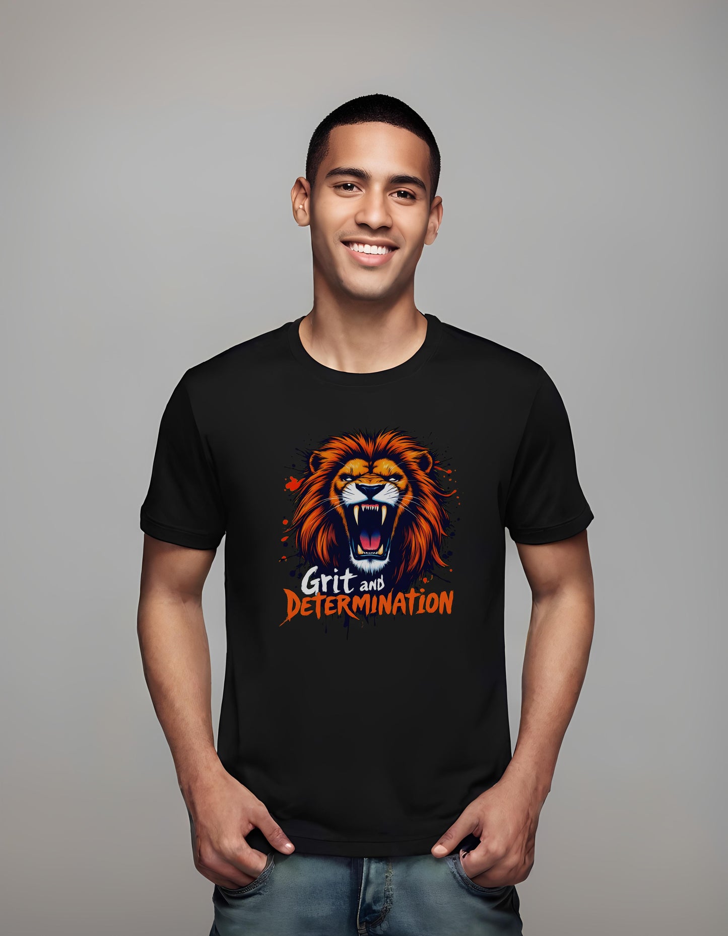 powerful animal design - confidence - strength - t-shirt