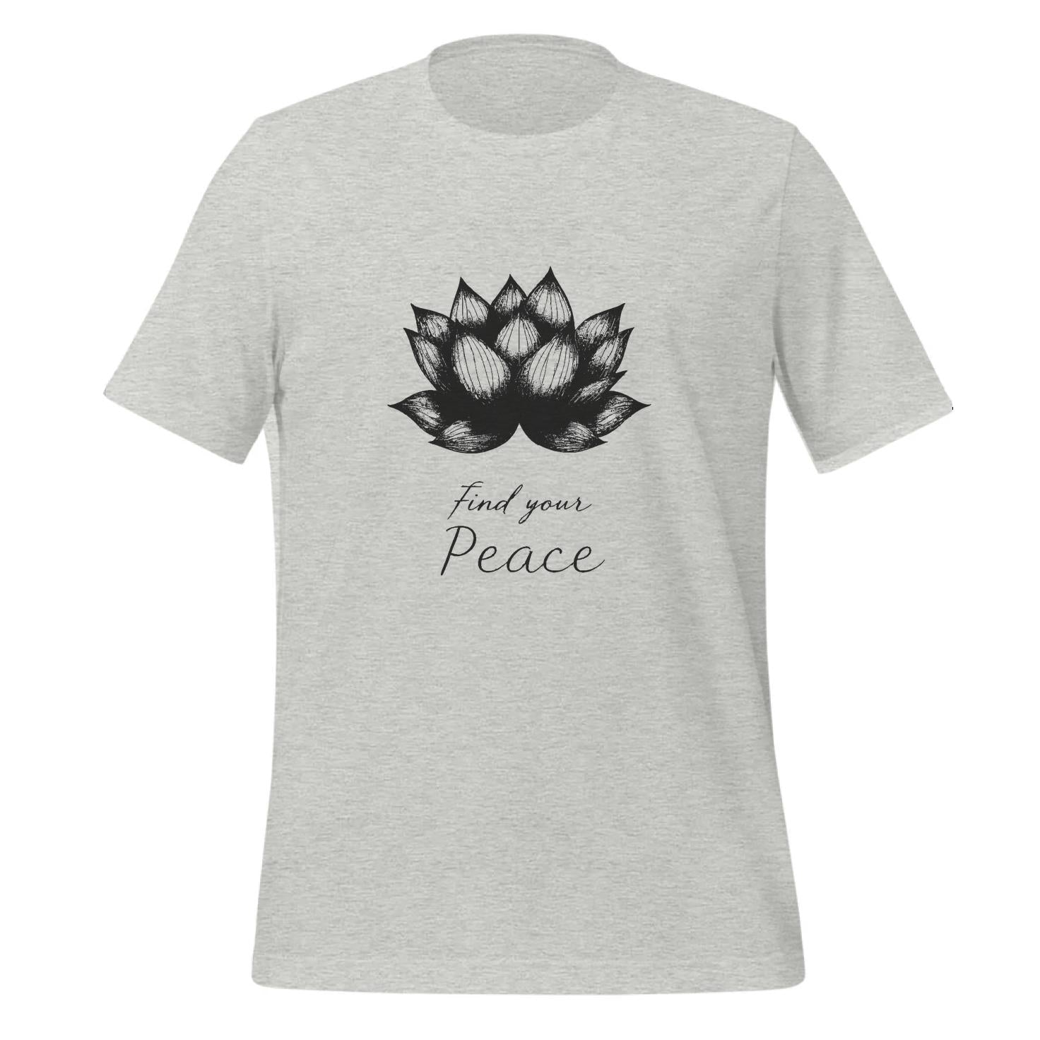 t-shirt - men - calm - peace quotes art