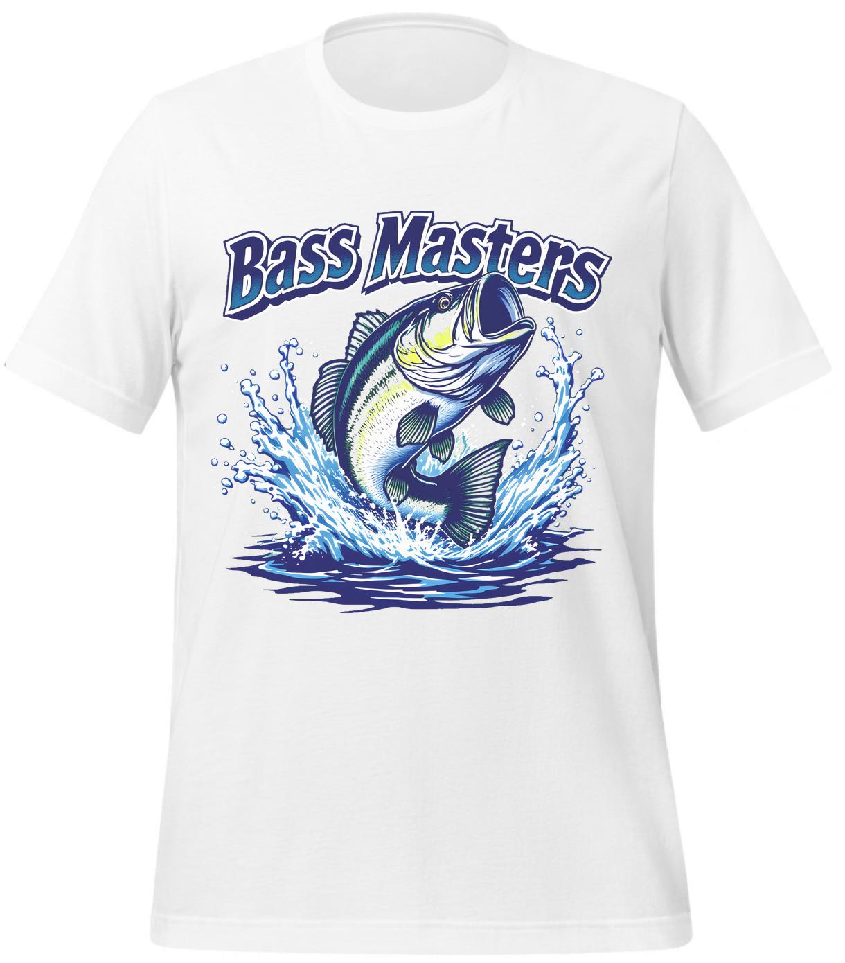 fishing enthusiasts - t-shirt - white - eco-friendly fishing products - fishing apparel design