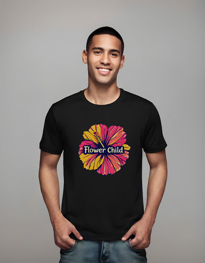 dynamic petal artwork - t-shirt - whimsical