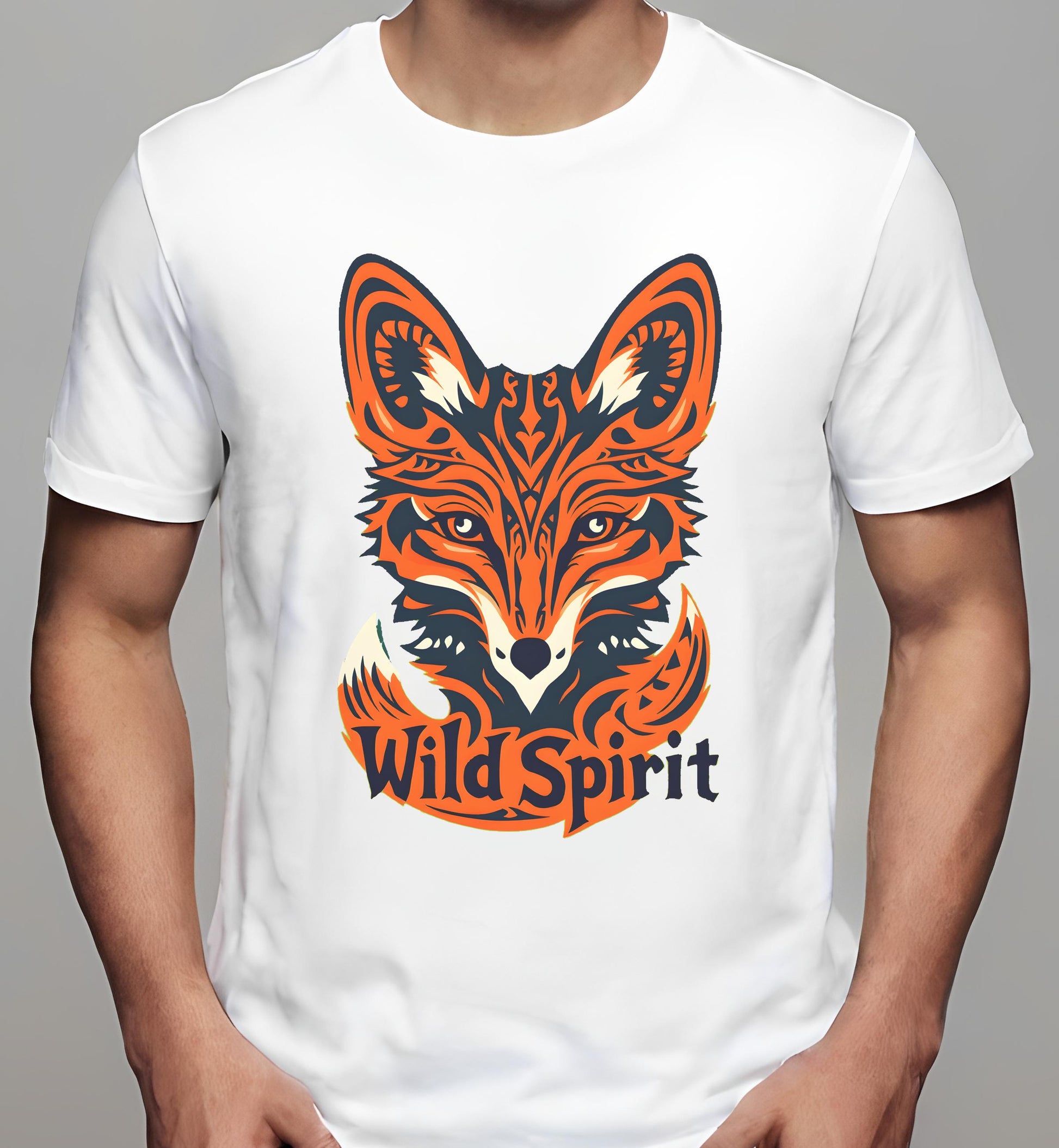 t-shirt - fox - freedom themes - white - students