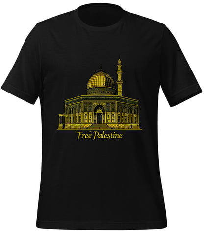 nonprofit workers - historical researchers - t-shirt - free-palestine-shirt - black