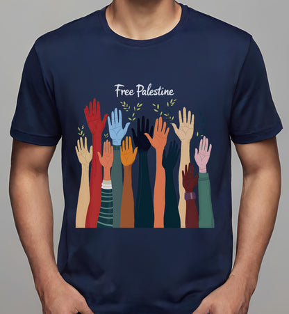 youthful expressions - philanthropists - unity - navy - t-shirt