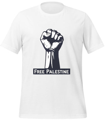 women - free palestine shirt - t-shirt - white