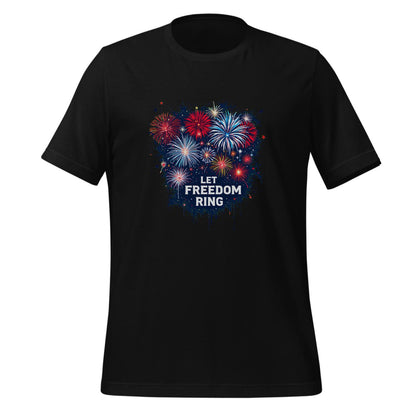 t-shirt - fireworks design - family gathering clothing - durable summer wear