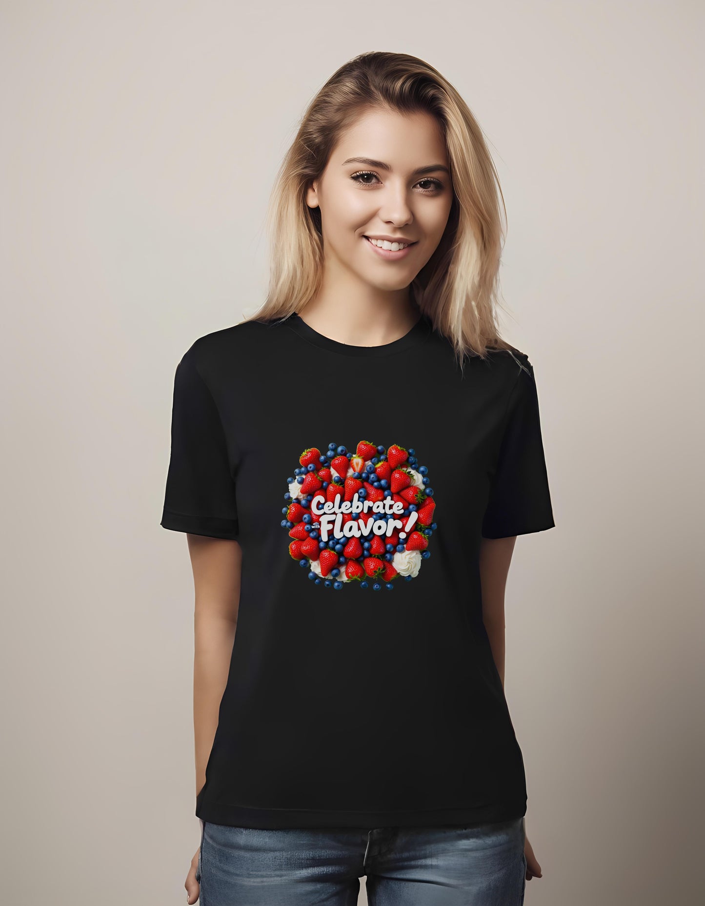 friends - food themed t-shirt - modern design shirt