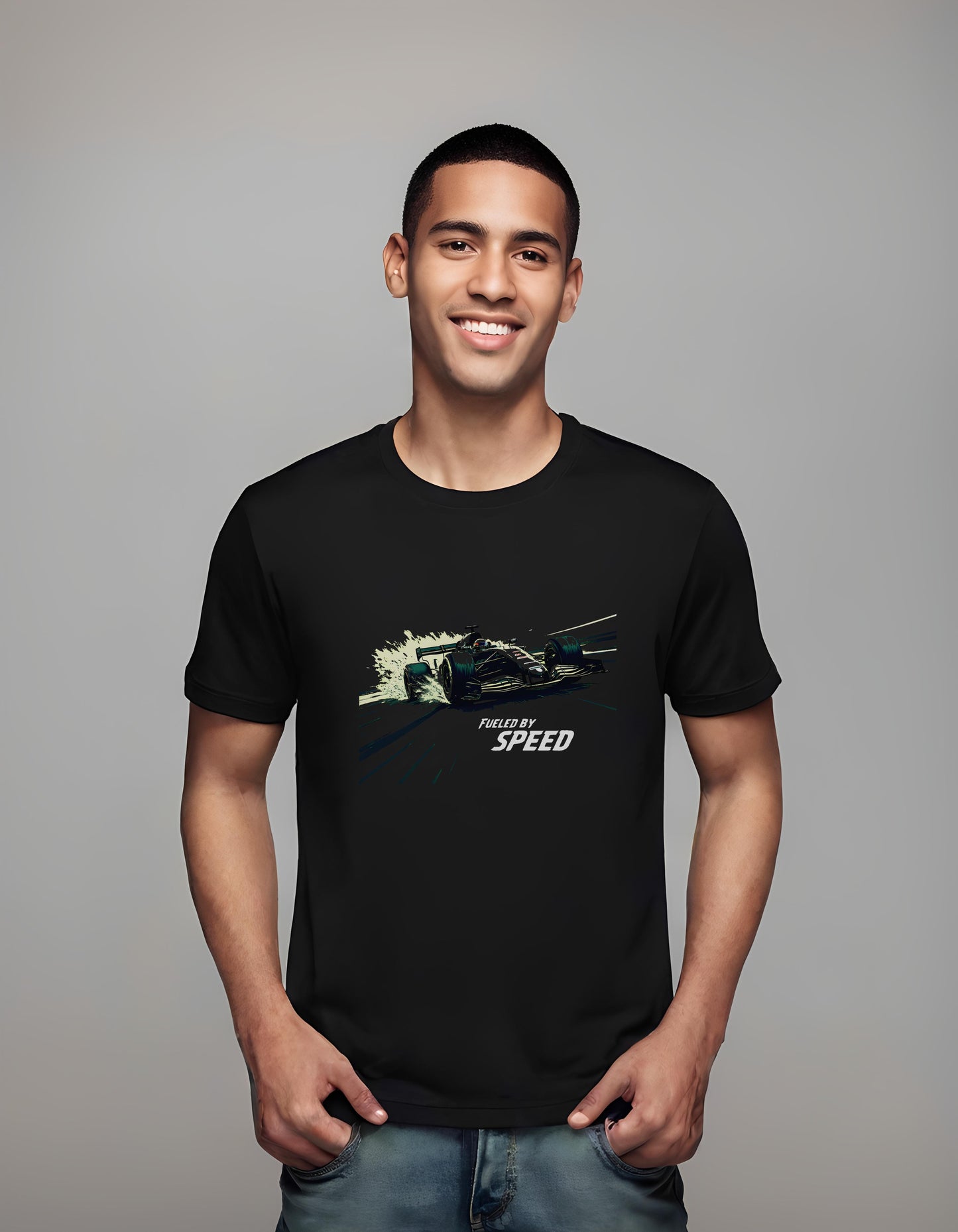 car lovers gift - motion lines art - t-shirt - velocity