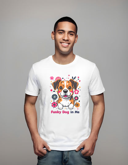 pets - dog owners - vibrant geometric patterns - t-shirt