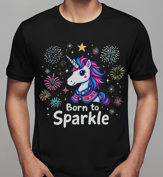 black - unicorn - t-shirt - unicorn lovers - creative minds