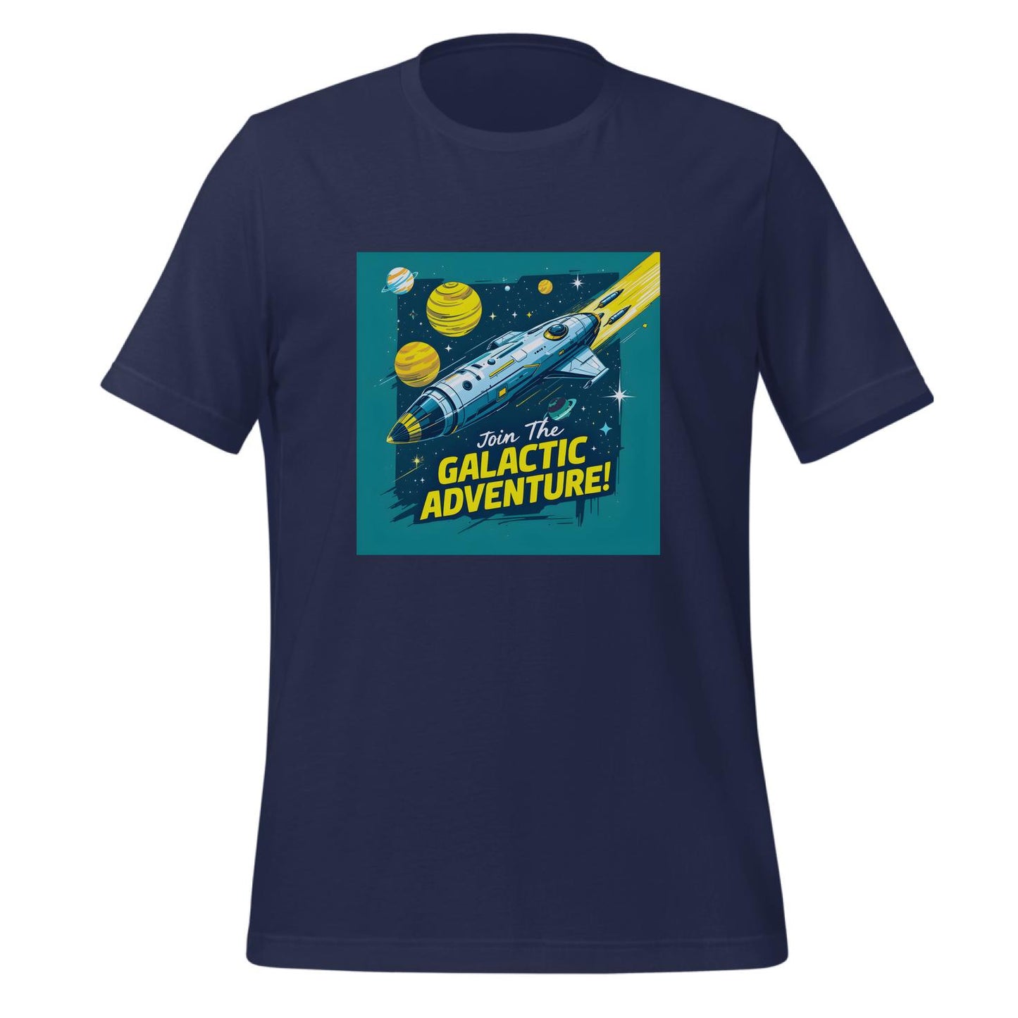 t-shirt - convention attendees - men - exciting sci-fi design