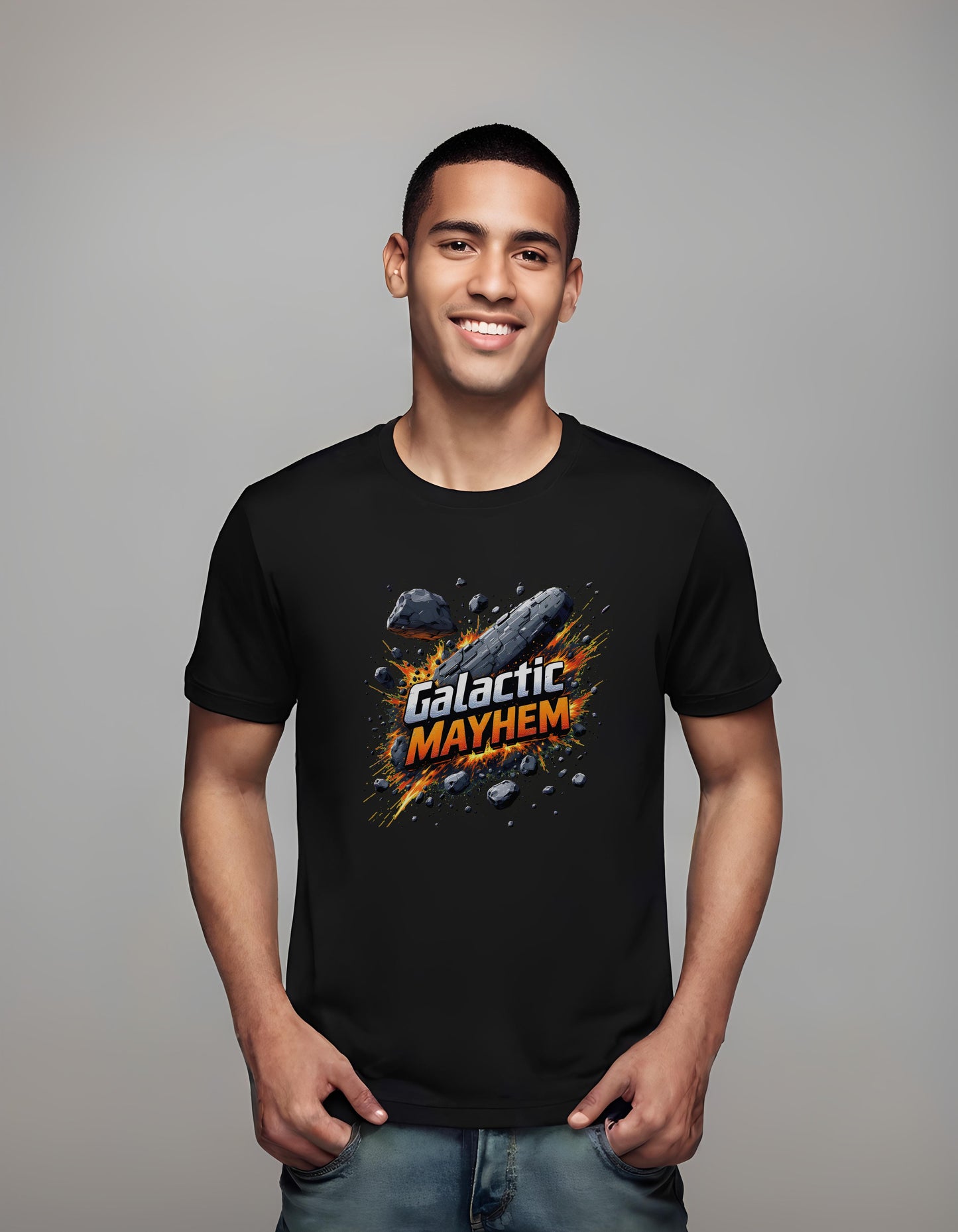 asteroids - promotional space artwork - art - t-shirt