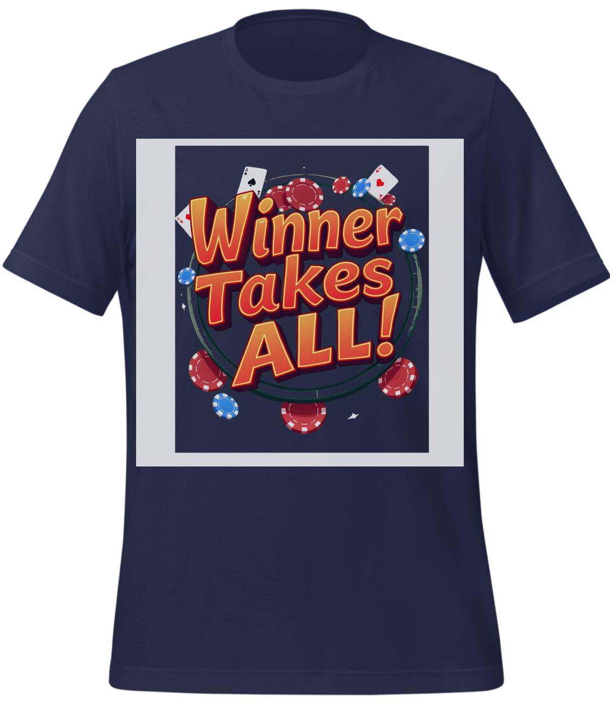 dynamic poker theme - strategy - navy - t-shirt