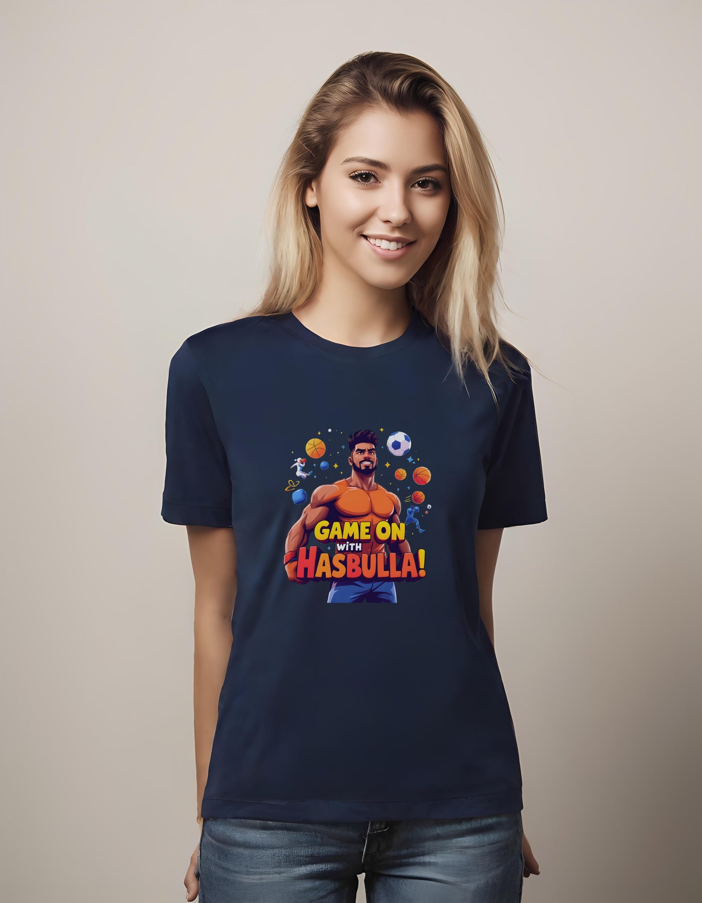 t-shirt - lifestyle design for sports fans - fitness illustration - young adults