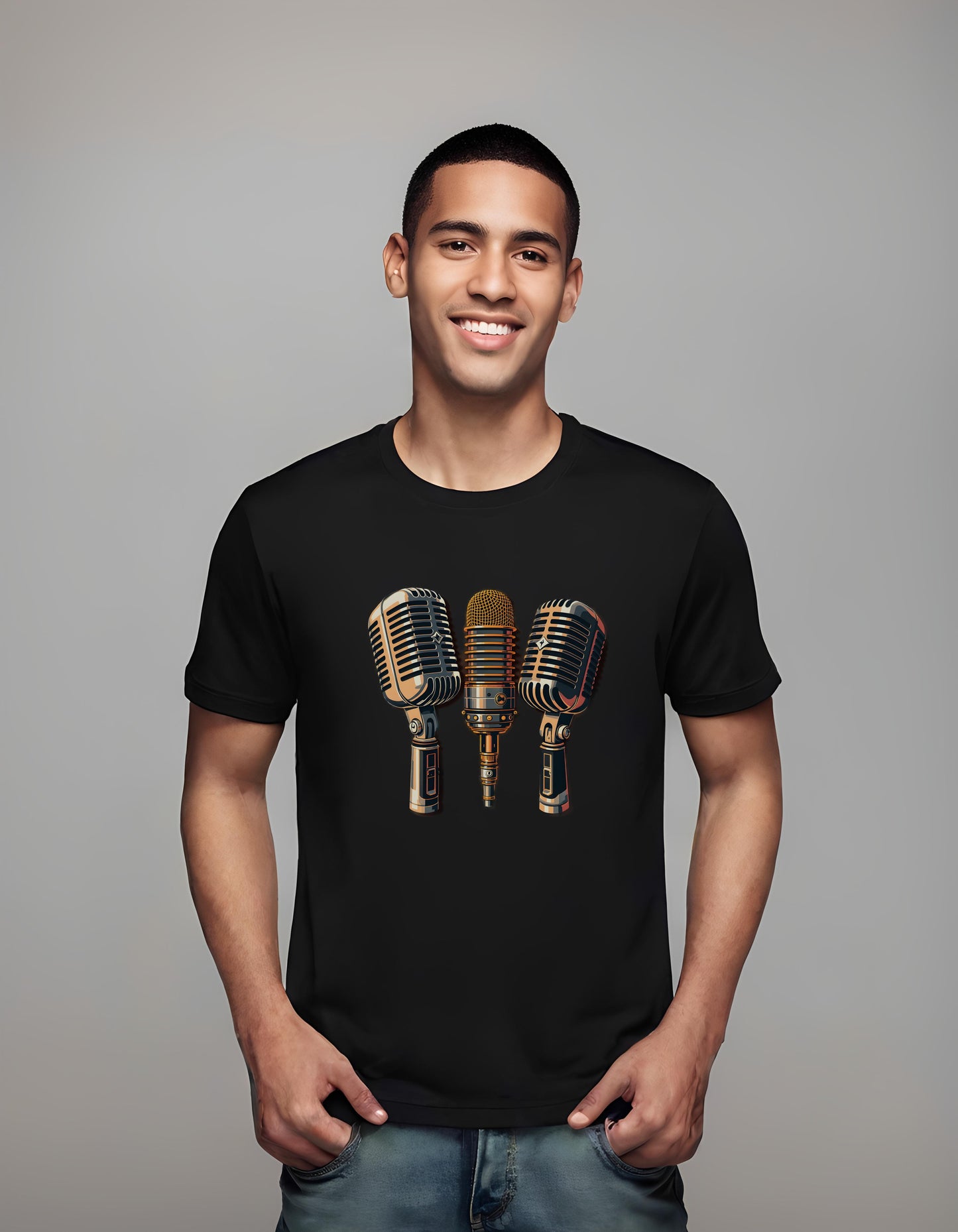 music-themed apparel - t-shirt - podcaster