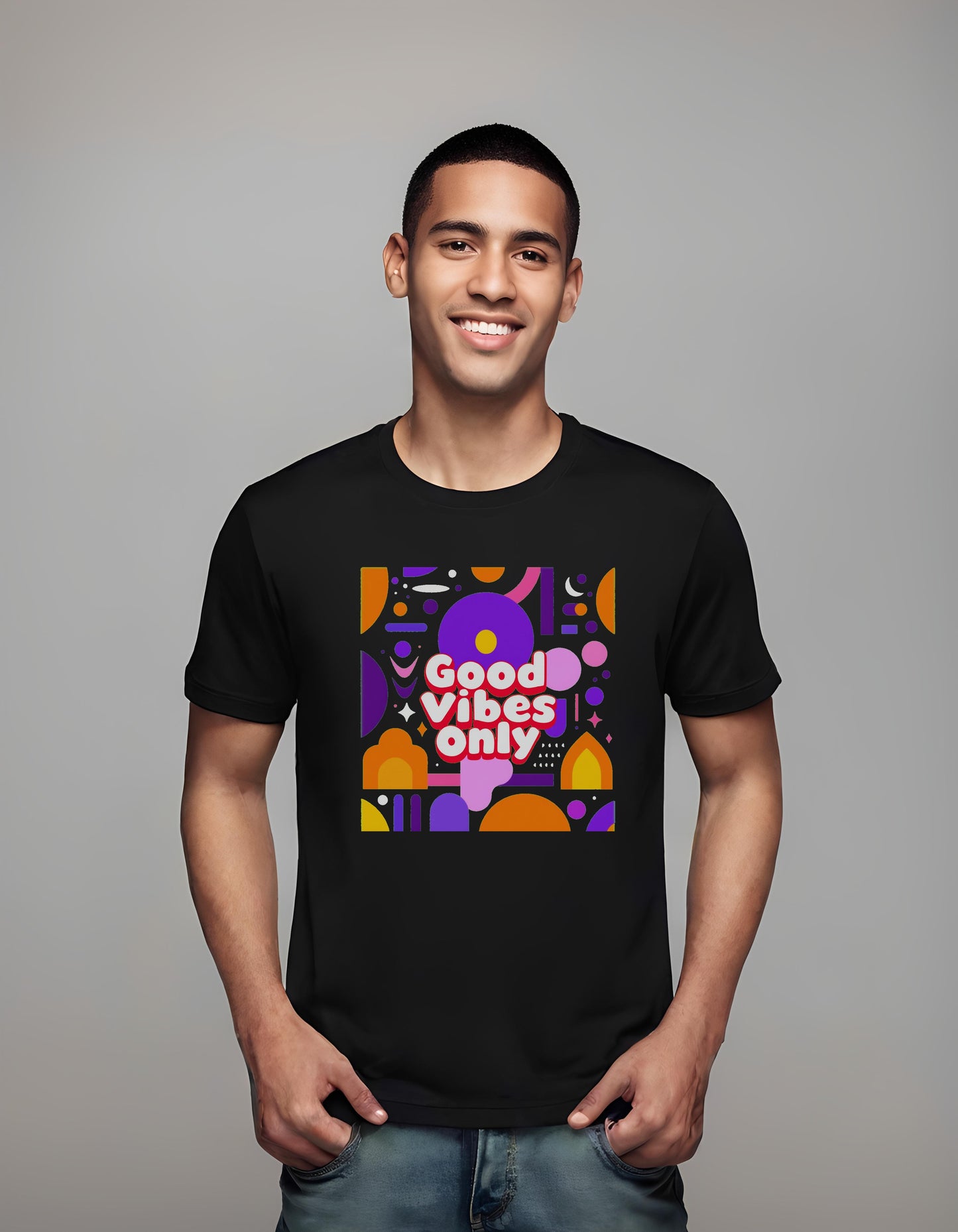 t-shirt - energetic - pop art style