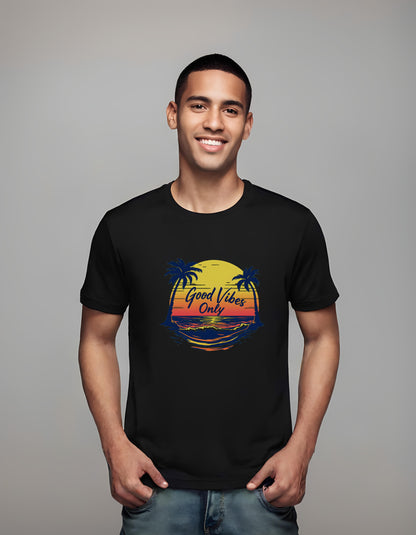 relaxation art - vintage sunset design - nostalgia seekers - t-shirt